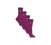 Heat Holders 4 Pairs Ultra Lite Extra Thin 1.0 Tog Casual Thermal Socks In Fuchsia Fuchsia