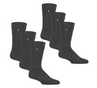 Heat Holders 6 Pairs Mens Original Thick Winter Thermal Socks for Cold Weather - Grey - Size UK 12-14