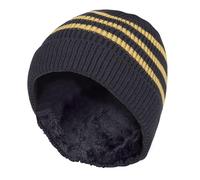 HEAT HOLDERS - Boys Patrol Ribbed Beanie Hat for Winter (7-10 Years, Navy)