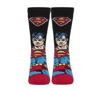 HEAT HOLDERS Boys Thermal Superman Socks for Winter Kids Novelty Superhero Fun Pattern Socks (12-3, Superman)