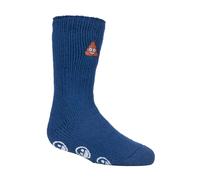 Heat Holders Childrens Character Themed Non Slip 2.3 Tog Thermal Slipper Socks - 9-12 UK (4-6 Years) - Emoji Poo