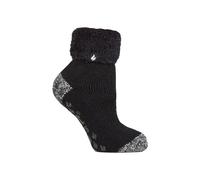 HEAT HOLDERS SOCKSHOP Kids Socks - Plain Lounge Socks, Thermal, Winter Warm, 1 Pair, Ages 8-12 Years Queenstown Black