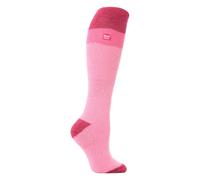 Heat Holders Extra Long 2.3 Tog Winter Knee High Thermal Ski Socks In Pink Pink 4-8