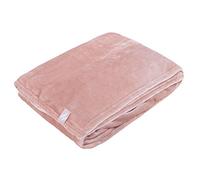 HEAT HOLDERS - Extra Soft Winter Warm 1.7 TOG Large Luxury Thermal Fleece Throw Blanket - 180 x 200 cm (One Size, Dusty Pink)