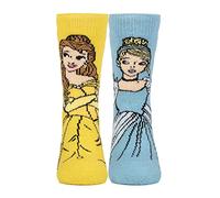 HEAT HOLDERS Girls Lite Novelty Disney Princess Socks Ariel Frozen Belle