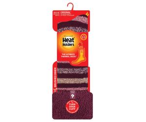 Heat Holders Hellebore Ladies Cosy Cuff Boot Sock Cabernet