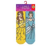 Heat Holders Children's Disney Princess Novelty Lightweight Thermal Socks - 9-12 UK - Blue / Yellow