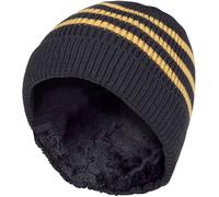 Heat Holders Boy's Ribbed Knit Thermal Winter Hat with Drop Neck in Navy | Size: 7-10 Years Heat Holders Navy 7-10 Years