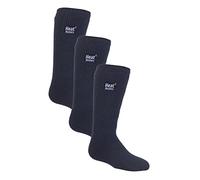 HEAT HOLDERS Kids Thermal Socks for Winter | 3 Pair Multipack Boys & Girls Warm Socks with Fluffy Fleece Inner (UK, Age, 3 Years, 7 Years, Regular, Indigo Blue)