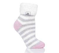 Women's Sleep Socks HEAT HOLDERS with Turn Over Cuff Warm and Cosy - 1 Pair Pack