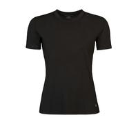 HEAT HOLDERS Ladies Thermal T Shirt for Winter Warm Short Sleeve T Shirt | Fleece Lined Baselayer Top (M, Black)