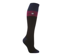 Heat Holders - Ladies Extra Long Knee High Warm Striped Thermal Ski Socks 4-8 uk