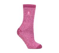 Heat Holders - Ladies Fleece Lined Slipper Socks Gripper House Socks