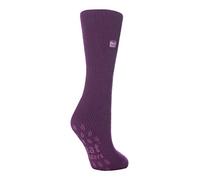 Heat Holders - Ladies Heat Holder Thermal Slipper Socks 4-8 uk, 37-42 eur (Lavender)