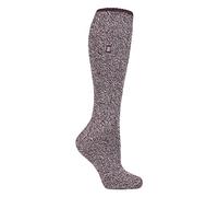 HEAT HOLDERS - Ladies Long Leg Reinforced 2.9 TOG Outdoor Merino Wool Thermal Socks for Winter (4-8, Wine)