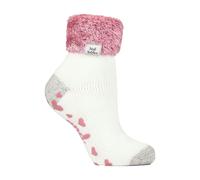Heat Holders Ladies Non Slip Thermal Low Cut Ankle Slipper Bed Socks with Grips - 4-8 UK - HHL22