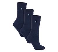 Heat Holders Ladies Original Thick Winter Thermal Socks (Multipack Options) - 4-8 UK - Indigo - 3 Pack