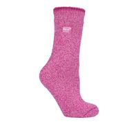 Heat Holders Ladies Outdoor Knee High Thermal Merino Wool Socks for Winter - 4-8 UK - Pink