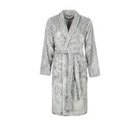 Heat Holders Ladies Soft Fleece Warm Bathrobe Dressing Gown for Winter - L/XL - Grey
