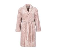 Heat Holders Ladies Soft Fleece Warm Bathrobe Dressing Gown for Winter - S/M - Pink