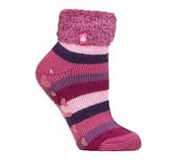 Heat Holders - Ladies Soft Fluffy Thermal Low Cut Lounge Bed Slipper Socks