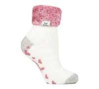 Heat Holders - Ladies Soft Fluffy Thermal Low Cut Lounge Bed Slipper Socks