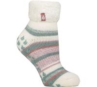 Heat Holders Ladies Soft Stripe Lounge Socks for Winter - - Size: 4-6