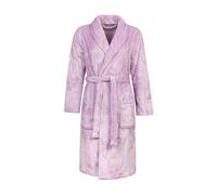 Heat Holders Ladies Soft Warm Luxury Fleece Dressing Gown - Orchid Bouquet - S