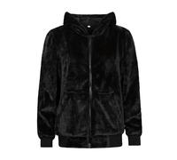 Heat Holders Ladies Soul Warming Soft Fleece Snoodie Hoodie for Winter - M - Black