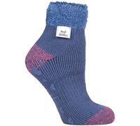 Heat Holders Ladies Thermal Bed Socks With Feather Top - - Size: M