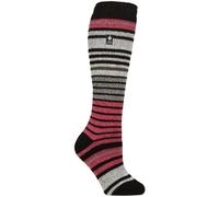 Heat Holders Ladies Thermal Striped Ski Socks - - Size: 4-6