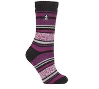 HEAT HOLDERS Ladies Thermal Winter Warm Original Twist Socks (Barcelona Black)