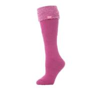 HEAT HOLDERS Ladies Thermal Winter Warm Wellington Boot Socks UK Size 4-8 (Mulberry Feather)