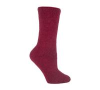Heat Holders Ladies Winter Warm 2.7 TOG Wool Rich Thermal Socks - 4-8 UK - Cherry Red