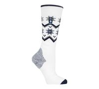 Heat Holders Ladies Thin Warm Winter Knee High Lightweight Thermal Ski Socks - 4-8 UK - Cream Fairisle