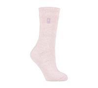 Heat Holders Ladies Twist Patterned Thick Winter Warm Thermal Socks - 4-8 UK - Dusted Pink (Vienna)