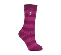Heat Holders Ladies Twist Patterned Thick Winter Warm Thermal Socks - 4-8 UK - Fuchsia/Berry (Tuscuny)