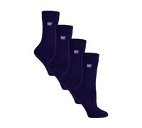 Heat Holders Ladies Ultra Lite Extra Thin 1.0 TOG Casual Thermal Socks (Multipack Options) - 4-8 UK - Indigo - 4 Pack