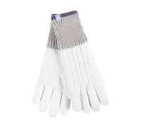 HEAT HOLDERS - Ladies Warm Fleece Lined Knitted Thermal Gloves for Winter | Heat Retaining Layer | Chilly Day Coverage | Hand Protection Accessory | Cold Weather Essential | Everyday Outdoor Kit