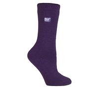 HEAT HOLDERS Lite - Ladies Thin Winter Thermal Socks in 10+ colours 4-8 UK (4-8, Purple)