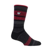 Heat Holders Lite - Mens 1.6 TOG Thermal Casual Socks 6-11 UK - Red Nylon - Size UK 6-11