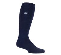 Heat Holders LITE - Mens Knee High Thin Thermal Socks for Wellington Boots - Navy Nylon - Size UK 6-11