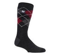 Heat Holders Lite - Mens Winter Warm 1.6 TOG Patterned Thin Thermal Casual Socks