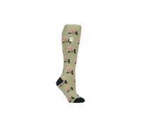 Heat Holders Long Wellington Boots Socks | Floral Welly Socks In Green Green