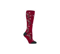 HEAT HOLDERS Long Wellington Boots Socks For Women Lite | Cute Floral Patterned Thermal Welly Socks (4-8, Floral/Cerise)