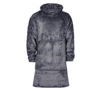 Heat Holders Mega Soul Warming Soft Fleece Oversized Snoodie Hoodie for Winter - One Size - Antique Silver