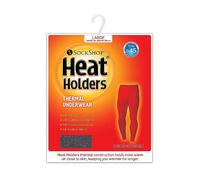 HEAT HOLDERS Mens 1 Pair SockShop Thermal Long Johns - Charcoal M