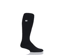 HEAT HOLDERS Mens 1 Pair 1.6 TOG Lite Long Knee High Socks - Black 6-11