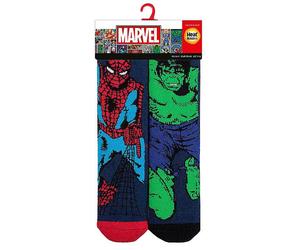 Heat Holders Men's 1 Pr Lite Socks- Hulk & Spiderman