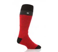 HEAT HOLDERS Mens 2.3 tog Thermal SKI Socks 6-11 uk, 39-45 eur Black/Red